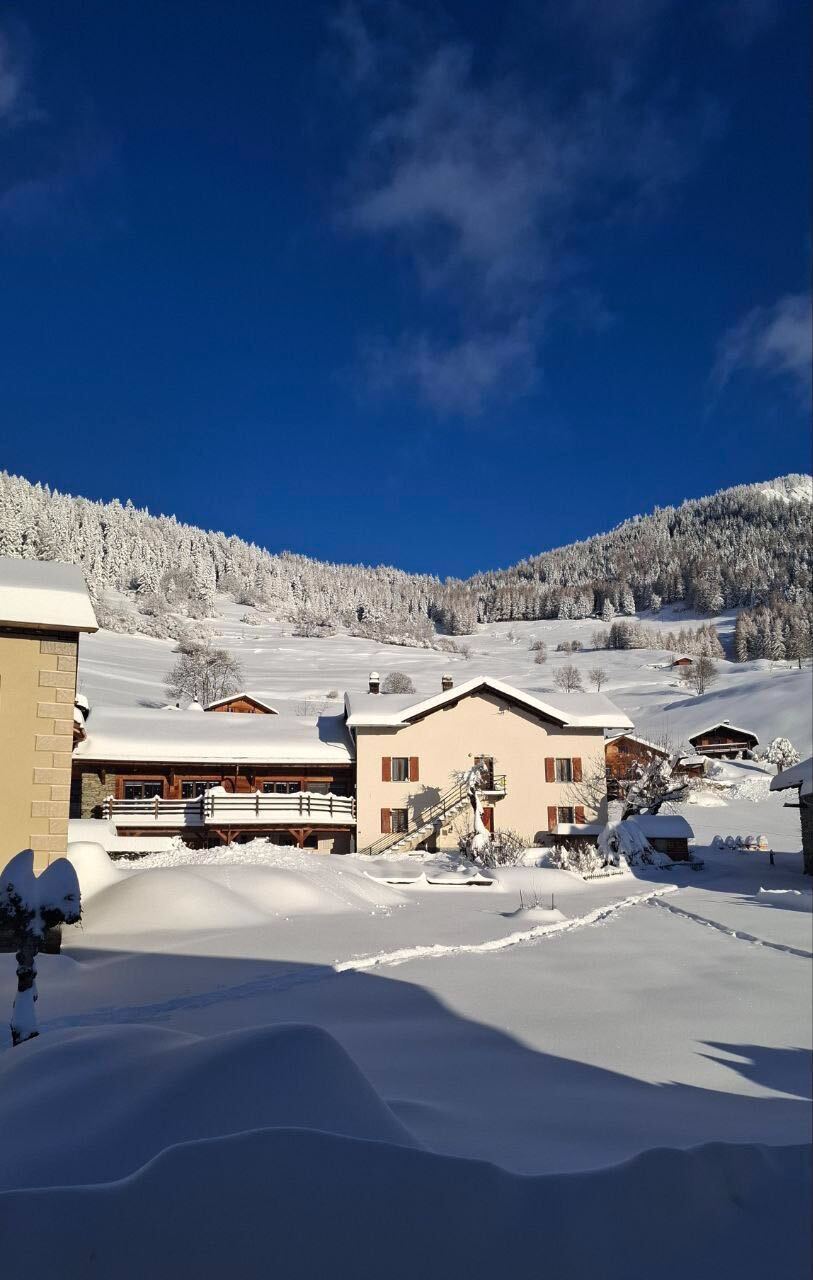Atmosphère chaleureuse de salle avec esprit montagne